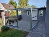 Anbau Garage Stahlbau
