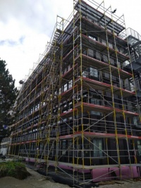 AXA- Versicherung Neubau  Flachbleche + Schienen