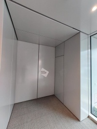 Bürger 13 - Kassettenfassade Windfang