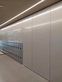 Bürger 13 - Kassettenfassade Innenwand