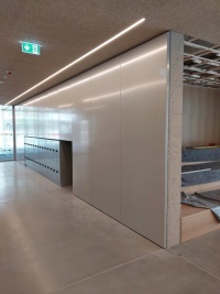 Bürger 13 - Kassettenfassade Innenwand