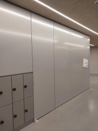 Bürger 13 - Kassettenfassade Innenwand