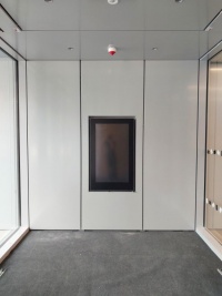 Bürger 13 - Kassettenfassade Innenwand