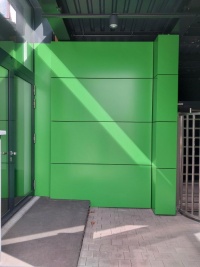 Deutz - Lauingen Eingangsportal Alucobond- Kassetten