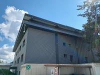 Fassade + Binderverkleidung / Pultdachaufstockung