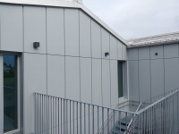 MAK Mammendorf - Kassettenfassade - Alu - RAL 9006 Tiger