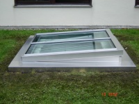 Oberlicht Tiefgarage Gröbenzell Panzerglas