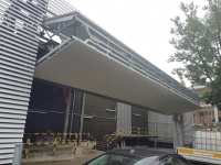 Sentabad - 18 Meter- Falttor mit Lamellen