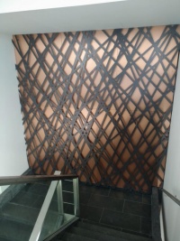 Stabfassade DB 703 + Alucobond Kupfer