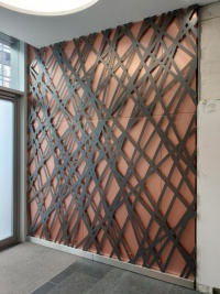 Stabfassade DB 703 + Alucobond Kupfer