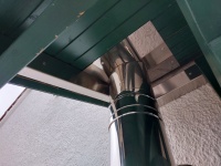 Verkleidung Rohrdurchführung